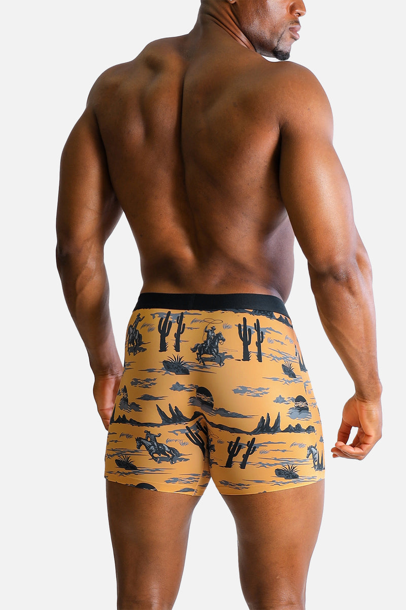 Men's Boxer Briefs - Wild West