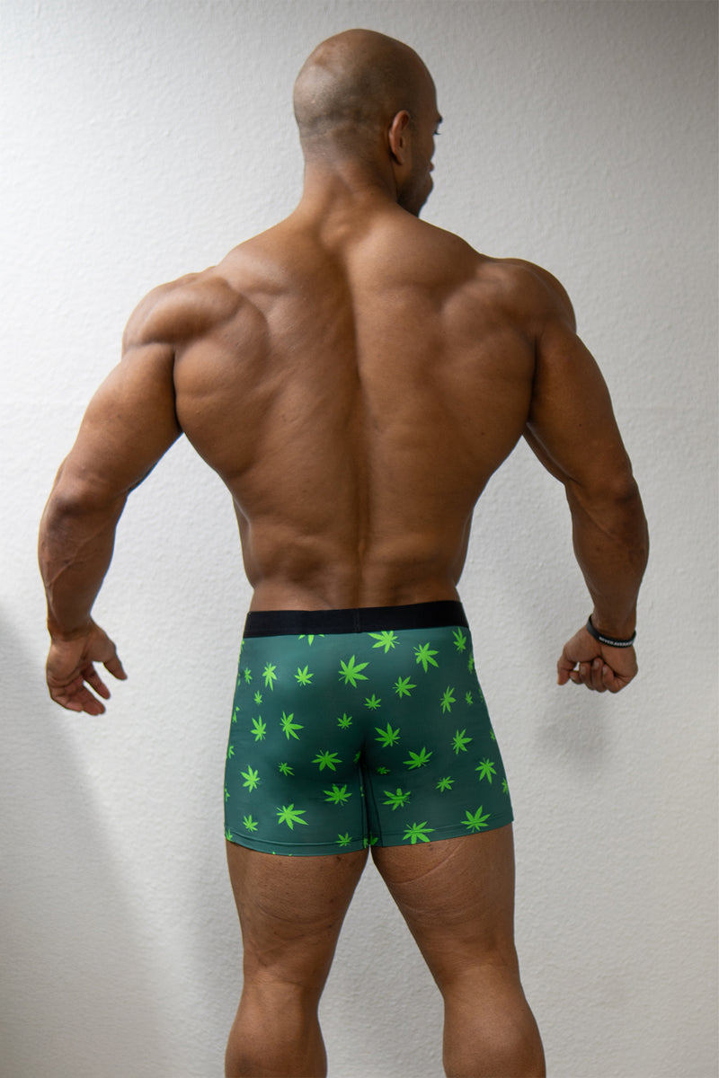 Men's Boxer Briefs - Weed